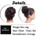  Medium Brown Thick Hair Donut Scrunchie Hair Bun Ponytail Extension Updo Hairpiece Scrunchy Wavy Curly Messy Hair Ribbon Hair Chignons Thick Medium Brown - Buy Online on GoSupps.com