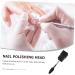 FOMIYES nail polisher Nail Grinding Head nail manicure kit nail grooming kits nail art drill bits nail kits nail carbide bit nail cuticle bit acrylic cylinder Tungsten steel electric nail 6.8x1.2cm Picture 2 - Buy Online on GoSupps.com