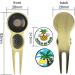 PINMEI Golf Divot Repair Tool with Removeable Ball Marker - Perfect Golf Gift for Men and Women - Buy Online on GoSupps.com