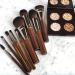 9-Piece Vintage Wooden Makeup Brush Set - Premium Eyeshadow Beauty Tools | 18cm D - International Shipping Available - Buy Online on GoSupps.com