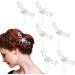 ZHIZAIHU 6 Pieces Crystal Wedding Hair Combs Hair Accessories for Girls - Buy Online on GoSupps.com