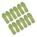 Beaupretty 20 Pairs Insole Foot Care Cushion Shoe Pad Sweat Absorption Shoes Pad Training Pad Green 23.5X8X0.5CM