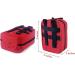 EMT Pouch MOLLE First Aid Kit with Medical Supplies - Carlebben Red - Buy Online on GoSupps.com