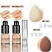 Complete Makeup Gift Set for Women - 40 Color Eyeshadow Palette, Foundation, Primer, Winged Eyeliner Stamp, Lipstick, Eyebrow Soap, Sponge - Full Makeup Kit by SIGHTLING - Buy Online on GoSupps.com