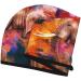 Hair Towel Wrap: Quick-Dry Turban for Easy Hair Drying - Elephant Oil Painting Design - Buy Online on GoSupps.com