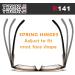 Twinkle Twinkle Reading Glasses Spring Hinge Classic Reader R141 - Black +3.25 Magnification - Buy Online on GoSupps.com