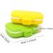 Honbay 2PCS Vitamin Organizer Box - Portable Pill Case with 3 Removable Compartments for Travel & Daily Use - Ideal for Vitamins & Medications - Buy Online on GoSupps.com