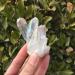 Home Decoration 60-70g White Flame Aura Quartz Crystal Cluster Specimen s ERTEYIN