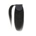 Hair Piece Kinky Straight Ponytail Human Hair Straight Ponytail Extension For Women 10-30In Magic Paste Wrap Around Ponytail Hair For Women(26inches)