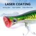 Gudgmtoy Floating Popper Bait - 3PCs 13cm Topwater Fishing Lure for Seabass Pike & Perch - Saltwater & Freshwater - Buy Online on GoSupps.com