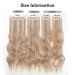 YDDM 24-Inch Clip-In Wavy Hair Extensions - Affordable Synthetic Clips for Natural Look | 4pcs - Buy Online on GoSupps.com