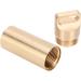 Waterproof Brass Pill Case Fob - Perfect for Hiking & Camping | Durable Travel Accessory - Buy Online on GoSupps.com