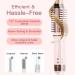 1.5 Inch Rotating Curling Iron Brush - Automatic Curling Wand for Natural Curls & Blowout Styles Dual Voltage 30S Fast Heating Perfect for Medium & Long Hair - Buy Online on GoSupps.com