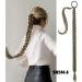 Ponytail Extension Braid Long Braid Ponytail Extension with Hair Tie 80CM Long Straight Wrap Around Ponytail Hair Extensions Natural Soft Synthetic Hairpieces for Women dark brown - Buy Online on GoSupps.com