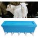 Milk Feeding Bucket 6.7in Farm Small Animals Feeder with 5 Nipples 8 Liters Capacity Milk Feeding Tool Lamb Milk Bottle for Cattle Sheep Pigs - Buy Online on GoSupps.com