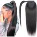 Fake Hair Bun 8-24 Inch Ponytail Real Hair Wrapping Ponytail Extensions Black Long Straight Hair Ponytail Barrette Hair Clips Bun Hair Accessories (Color : Wrap Around Size : 22inch(55cm)) 22inch(55cm) Wrap Around - Buy Online on GoSupps.com