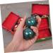 Beaupretty 3-St Health Balls | Gymnastics & Massage Tools | Stress Relief Handballs for Fitness | Cloisonne Chinese Design - Buy Online on GoSupps.com