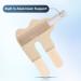 SAVITA 2pcs Finger Splints for Broken Finger Protection and Pain Relief - Composite Cloth Trigger Finger Splints for Straightening - Complexion Breathable Design - Buy Online on GoSupps.com