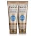 Jergens Natural Glow + Firming Daily Self Tanning Moisturizer - Medium to Deep| Paraben Free Cruelty Free Gradual Sunless Tanner (Pack of 2)