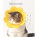 Tecatty Pets Calant Crauses Adjustable Anti-Delicious Neck Collar for Cats | Lightweight Elizabethan Collar (14-35 cm) | Size L Yellow - Ideal for International Shipping - Buy Online on GoSupps.com