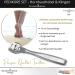 Schwertkrone Stainless Steel Callus Plane - 20 Replacement Blades | Premium Solingen Foot Care Tool - Buy Online on GoSupps.com