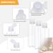 Gzhaizhuan 20 STK Travel Bottles Set - 100ml Empty Plastic Bottles for Shampoo Conditioner Lotion & Toiletries with Funnel & Labels - Ideal for International Shipping - Buy Online on GoSupps.com