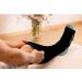 Physix Gear Sport Compression Socks - 20-30 mmhg, Athletic Fit, Black/Grey - Large-X-Large (1 Pair) - Buy Online on GoSupps.com