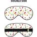 Cute Watermelon Blackout Eye Mask | Soft Double-Sided Sleep Mask with Adjustable Straps | Perfect for Travel & Relaxation - Buy Online on GoSupps.com