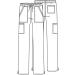 Women's Professional Stretch Drawstring Scrub Pants - Black, Large Petite | Soft Stretch Workwear WW160 - Buy Online on GoSupps.com
