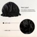 Zimasilk 100% Mulberry Silk Hair Wrap for Women - Double-Aged Elastic Sleep Cap (Black) | Premium Hair Care - Buy Online on GoSupps.com