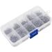 Reemoo 500PCS Premium Fishhooks Set - 10 Sizes Carbon Steel Fishing Hooks in Portable Box for Freshwater and Seawater - Strong, Sharp, and Barb Design - Buy Online on GoSupps.com