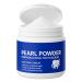 Pearl Powder Remineralizing Tooth Scrub Natural Teeth Powder for Whitening Enamel Strengthening & Brighter Teeth Fluoride-Free Tooth Polish Fresh Breath 1.1 oz Jar (1)