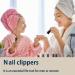 Premium Nail Clipper Set for Men and Women - Ultra Sharp Fingernail & Toenail Clippers for Thick Nails - 4PCS Black - Buy Online on GoSupps.com