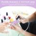 Saviland UV Lamp for Gel Nails - Flexible Mini LED Nail Dryer with Clip | Rotatable 3W Nail Art Lamp for Perfect Gel Hardening - Buy Online on GoSupps.com