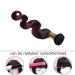 SEGO Brazilian Human Hair Bundles | 100% Unprocessed Body Wave Weave Extensions | Virgin Natural Black/Weinrot - 20 1 Bundle - Buy Online on GoSupps.com