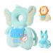 Head Safety Protector Pad for Baby Toddler Walker,Infant Talking Head Protection Backpack Cushion (Light Blue Elephant)