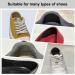 Oluksk 8 Pairs Self-Adhesive Leather Heel Protection & Repair Patches - Black & White Heel Cushions for Shoes - Buy Online on GoSupps.com