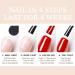 Clou Beaute 4 Pastel Color Gel Nail Polish Kit with Top Coat and Base Coat | UV/LED Soak Off Varnish Set - CB-S-6-033 - Buy Online on GoSupps.com