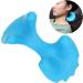 Verdant Touch Traction Pillow Portable Cervical Neck Stretcher for Pain Relief | Orthopedic Blue Pillow for Head and Neck Support - Buy Online on GoSupps.com
