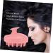 Fomiyes Silicone Scalp Massage Brush - Head Cleaning Tool for At-Home Massage 9.5x7cm Pink - Buy Online on GoSupps.com