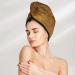 Vintage Map Microfiber Hair Towel | Soft Super Absorbent Hair Wrap for Long Curly & Thick Hair | Quick Dry Coral Velvet Cap for Women - Buy Online on GoSupps.com