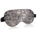 Haskirky Light Blocking Eye Mask Breathable and Adjustable Adult Men and Women Travel on Business Trips Yoga Meditation Light Smooth Comfortable Eye Mask Office Deep Sleep Goodies Silver Brown Leop