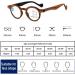 Multifocus Reading Glasses For Men Women Trendy Wood Grain Round Frame Glasses Anti Blue Light Readers(Couleur:Noir Grandeur:2.5x) - Buy Online on GoSupps.com