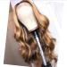 18 Inch Honey Blonde Highlight Ombre Body Wave Lace Front Wig - Grade 9A Malaysian Virgin Human Hair - Pre Plucked & Bleached Knots - Glueless - Women's Human Hair Wig (4/27) - Buy Online on GoSupps.com