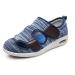 NVBHOF Men  s Diabetic Orthopedic Slippers Men Arthritis Edema Adjustable Closure Toe Swollen Feet Slippers Adjustable Elderly Shoes for Fasciitis Swollen Feet (Color : Light Blue Size : 12)