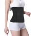 Cashmere Waist Warmer Support Medical Abdominal Binder Thermal Therapy Knit Kidney Warmer Stomach Lumbar Lower Back Pain Relief Support Brace Slim Waist Trimmer Wrap Belt Black S (Waist: 22"-29")