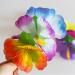 Hibiscus Flower Hair Clips - 6 Pcs Hawaiian Theme Artificial Hair Accessories for Women and Girls | Costume Party Favors in Random Colors - Buy Online on GoSupps.com