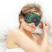 Laminated Wormhole Sleep Eye Mask & Blindfold for Women Men - Elastic Strap, Perfect for Sleep, Travel, Nap - Buy Online on GoSupps.com