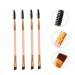 Didiseaon 18 Pcs Eyebrow Brush Set - Double Sided Mascara & Spoolie with Wooden Handle | Perfect for Professional Makeup | International Shipping - Buy Online on GoSupps.com