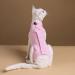 Yoolhamy Cat Recovery Suit | Elizabethan Collar Alternative for Wounds | Anti-Lick Abdominal Care | Pink & White | Size S - Buy Online on GoSupps.com